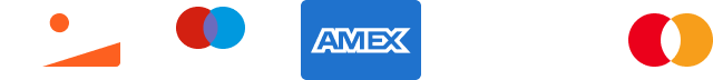Formas de pago: Visa, Mastercard, American Express, Discover y Maestro