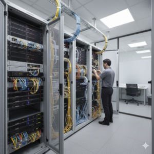 Uso de servidor VPS en la nube para operaciones empresariales.