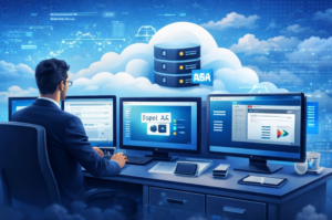 Cómo configurar un servidor VPS para Aspel SAE en la nube mostrando instalación del sistema en servidor Windows