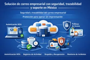 solución de correo empresarial con seguridad, trazabilidad y soporte en México