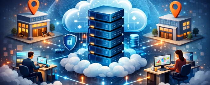 servidor VPS para software administrativo en la nube conectado a varias sucursales