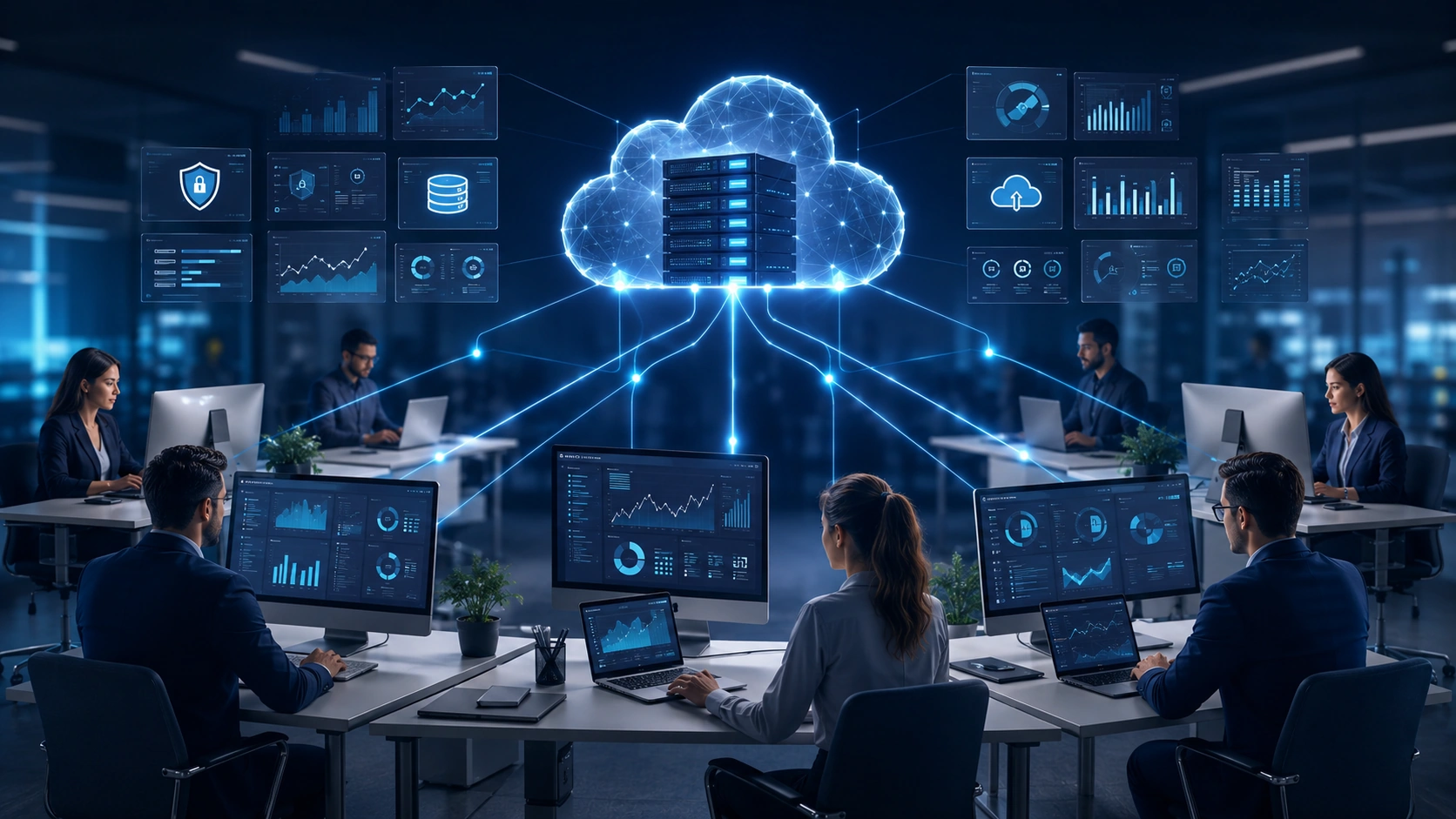 Empresas con Aspel en la nube trabajando sobre servidor VPS empresarial