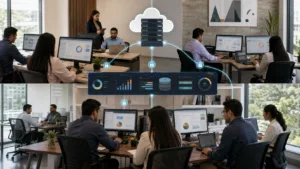 Acceso multiusuario a servidor VPS para sistemas administrativos desde varias sucursales