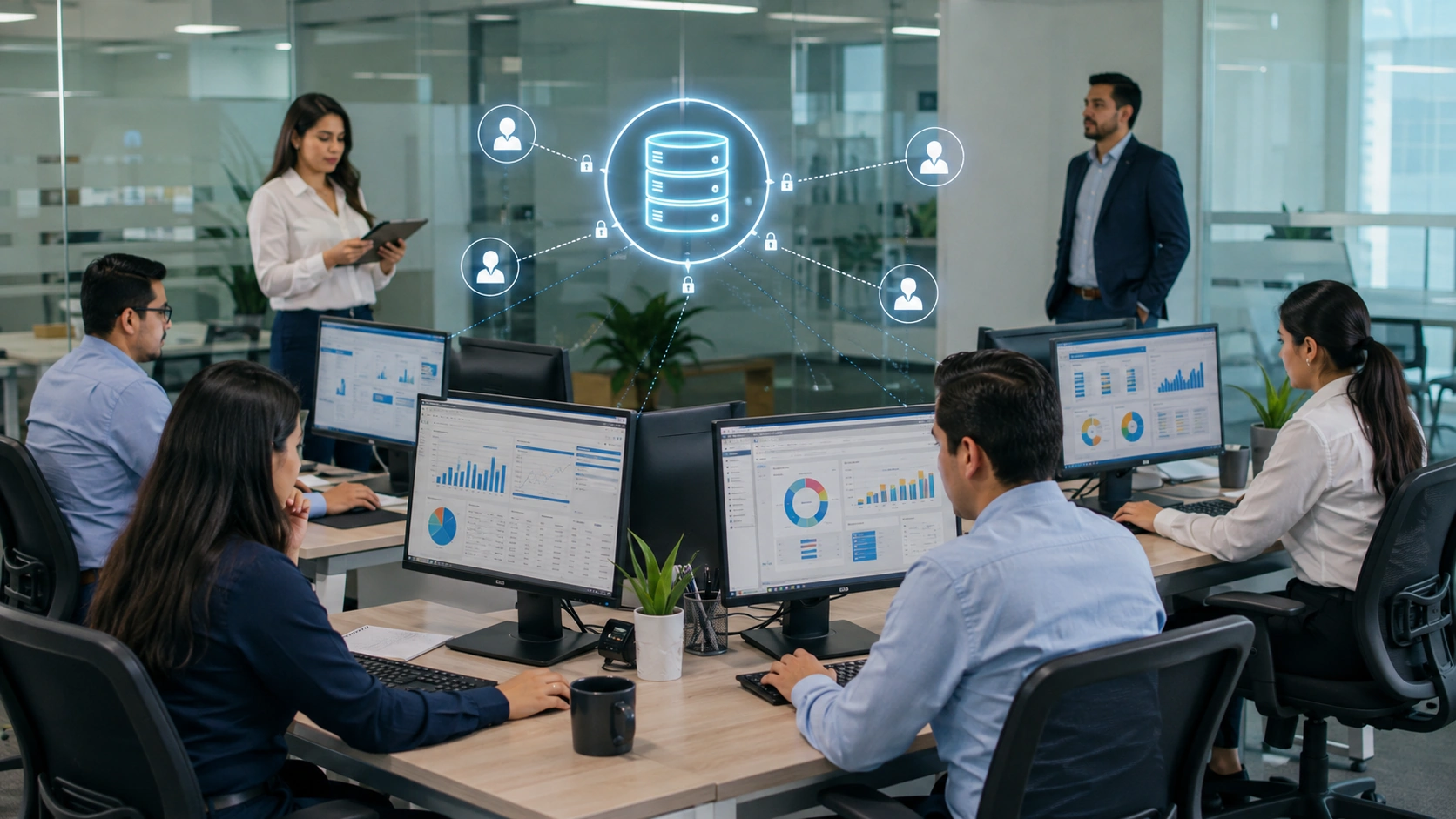 Servidor VPS para sistemas administrativos utilizado por equipo empresarial mexicano